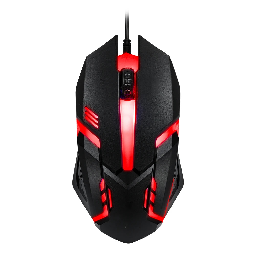 Combo de Teclado y Mouse Gaming TX30 - LED 104 Teclas USB