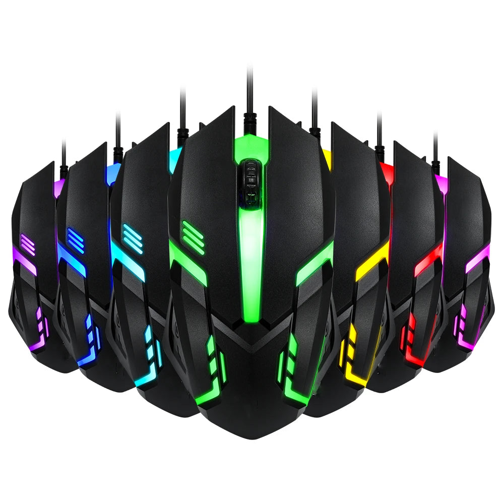 Combo de Teclado y Mouse Gaming TX30 - LED 104 Teclas USB