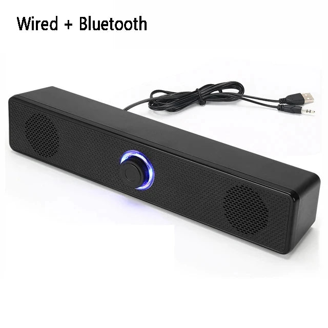AyeBeau Barra de Sonido Bluetooth - Sonido 3D Surround 6W USB