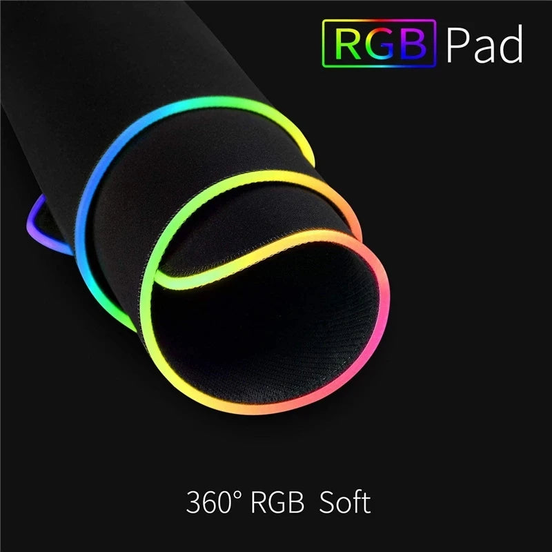 Alfombrilla Gaming iMice RGB LED XXL - Tapete Impermeable 8 Modos