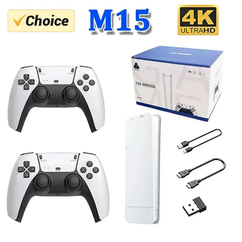 Consola Retro LYCHZH M15 Game Stick 256GB con 2 Mandos Inalámbricos