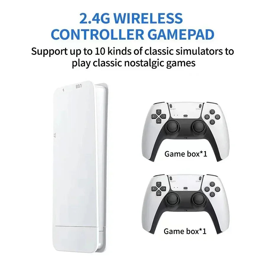 Consola Retro LYCHZH M15 Game Stick 256GB con 2 Mandos Inalámbricos