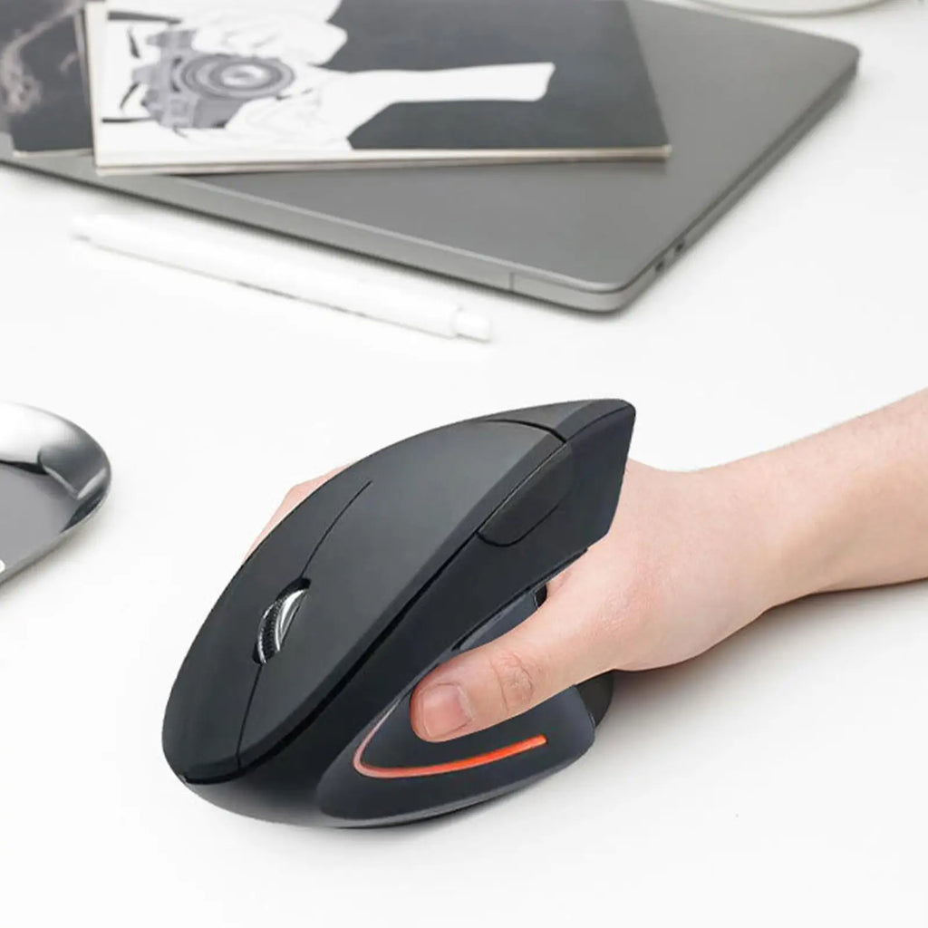 Mouse Vertical Ergonómico Inalámbrico CUJMH 2.4G 1600 DPI