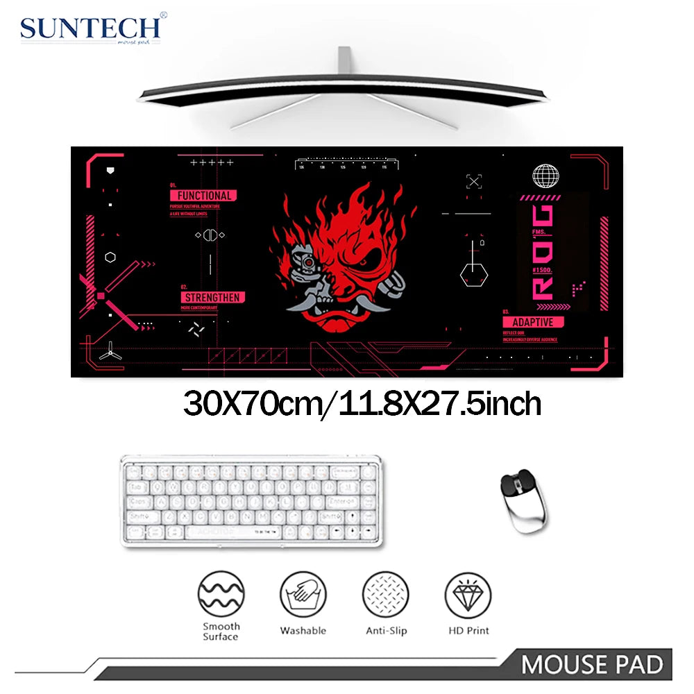 Alfombrilla Gaming Samurai XXL 900x400mm - Mouse Pad de Goma
