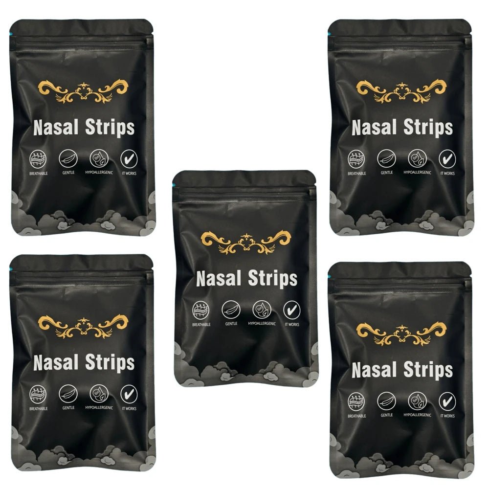 Enhanced Adhesion Sports Nasal Strips 30/90/150/300 PCS Breathable Comfortable Sleep Aid Non-Invasive Anti-Snoring Nose Patch - Viralshop-