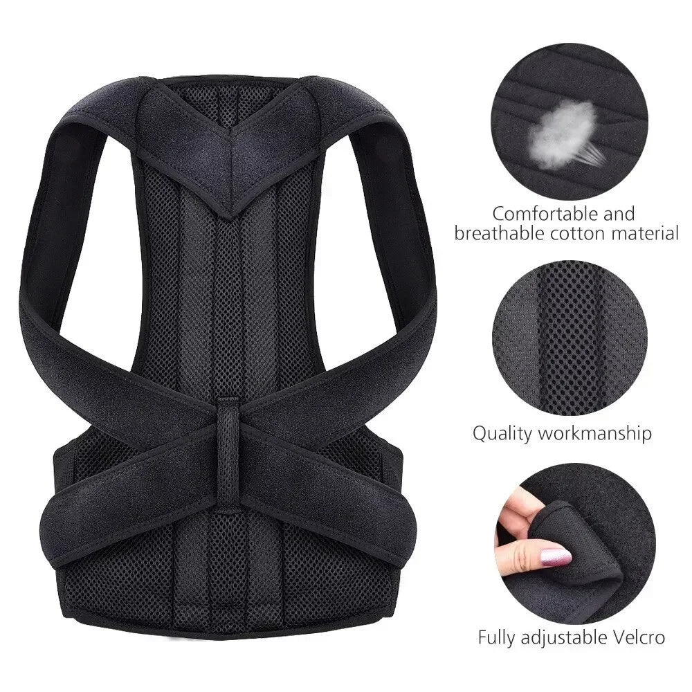 Corrector de Postura Ajustable para Niños Fubeichly