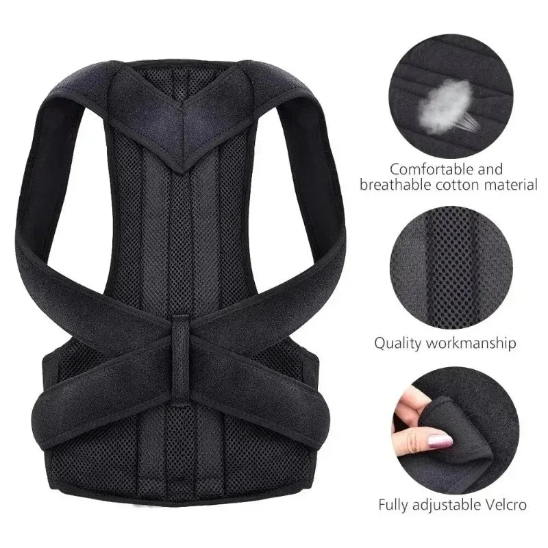 Corrector de Postura Ajustable para Niños Fubeichly
