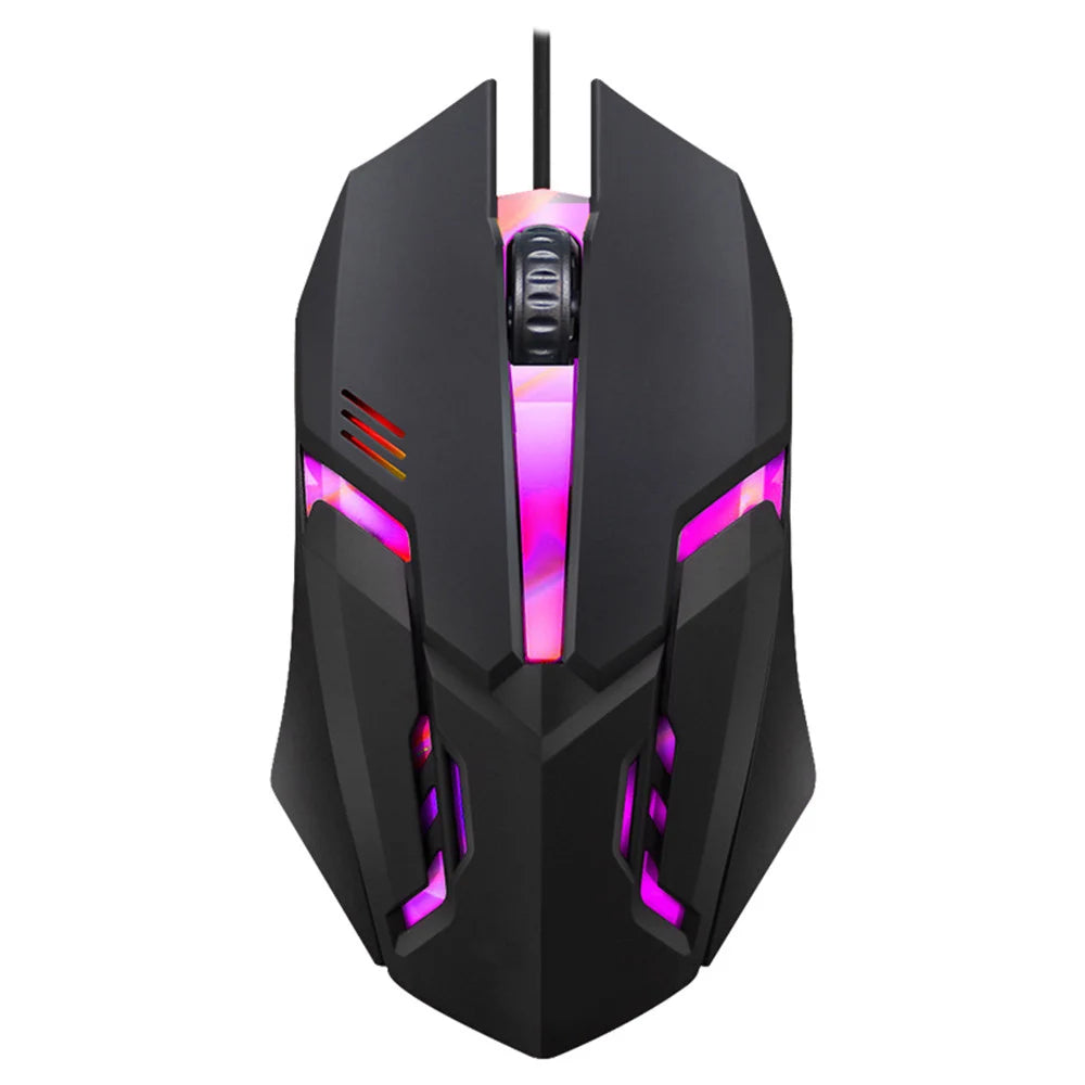 Ratón Gaming con Cable Kebidumei - 5000 DPI LED 7 Colores Silencioso