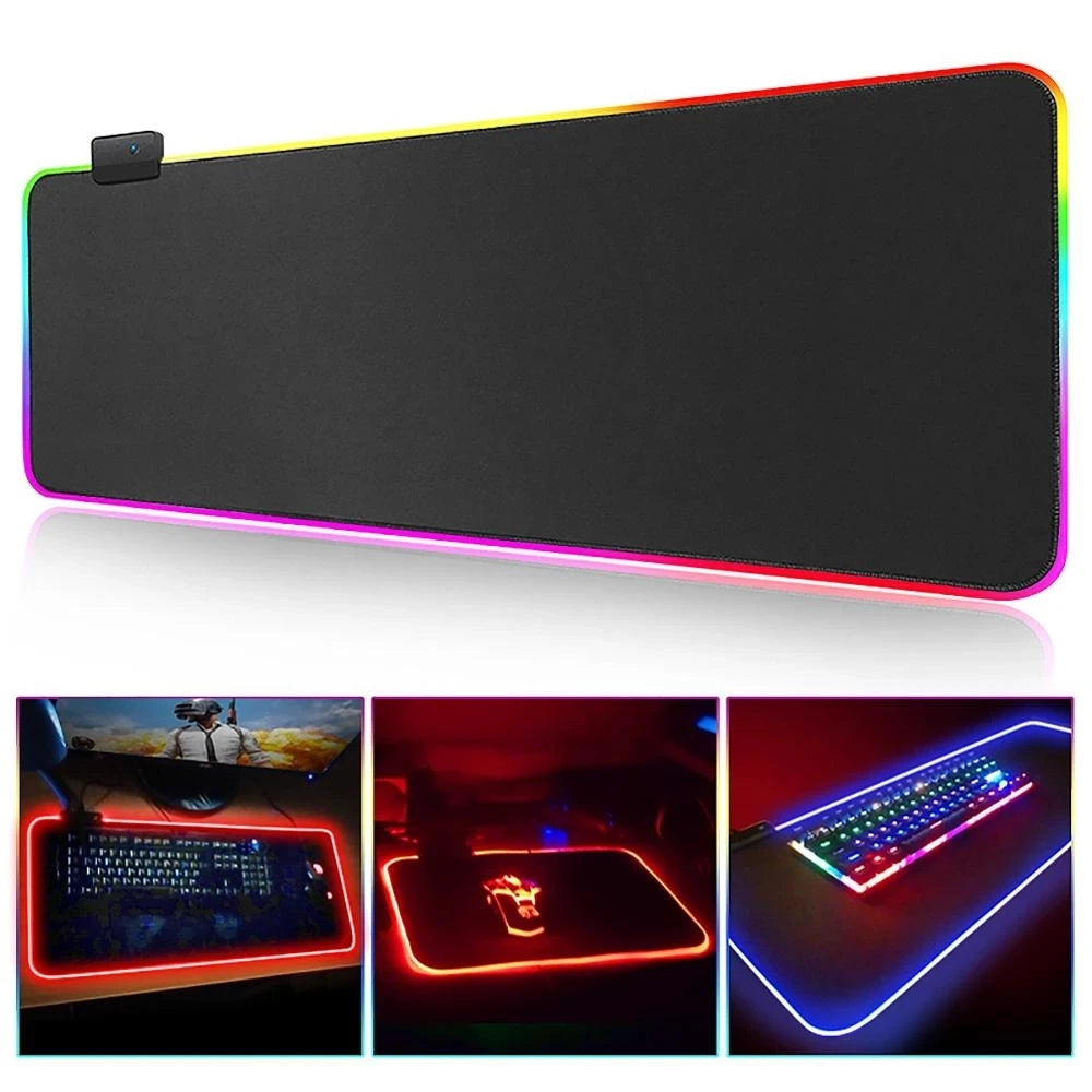 Alfombrilla Gaming iMice RGB LED XXL - Tapete Impermeable 8 Modos