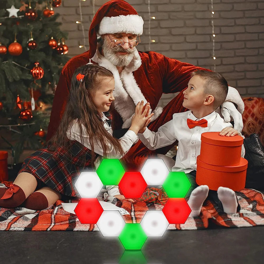 Luces LED de Pared Hexagonales JGT RGB - Táctil y Control Remoto
