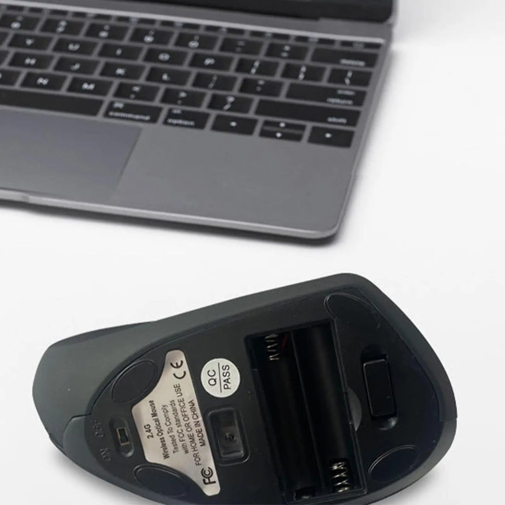 Mouse Vertical Ergonómico Inalámbrico CUJMH 2.4G 1600 DPI
