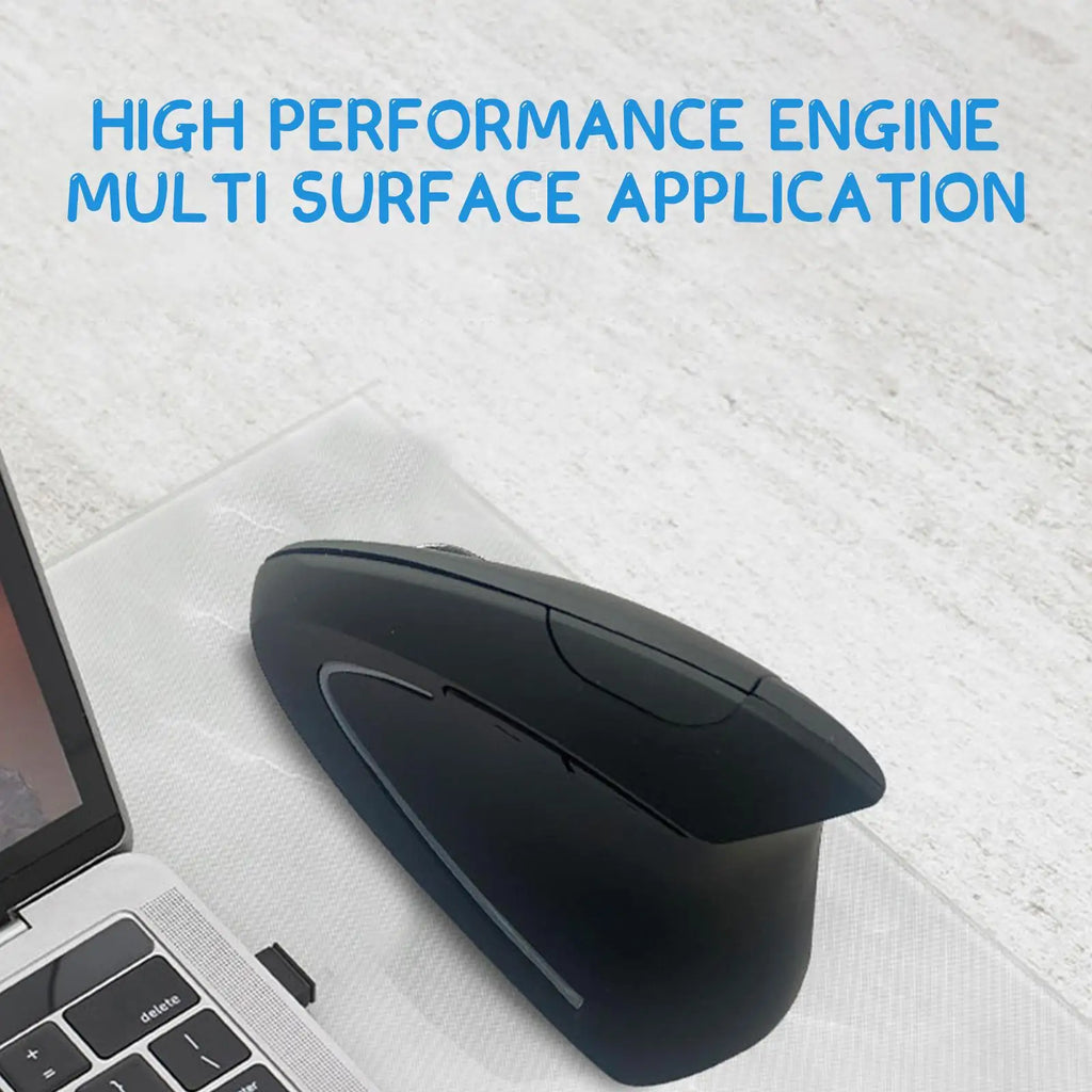 Mouse Vertical Ergonómico Inalámbrico CUJMH 2.4G 1600 DPI