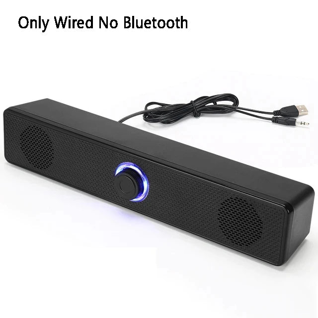 AyeBeau Barra de Sonido Bluetooth - Sonido 3D Surround 6W USB