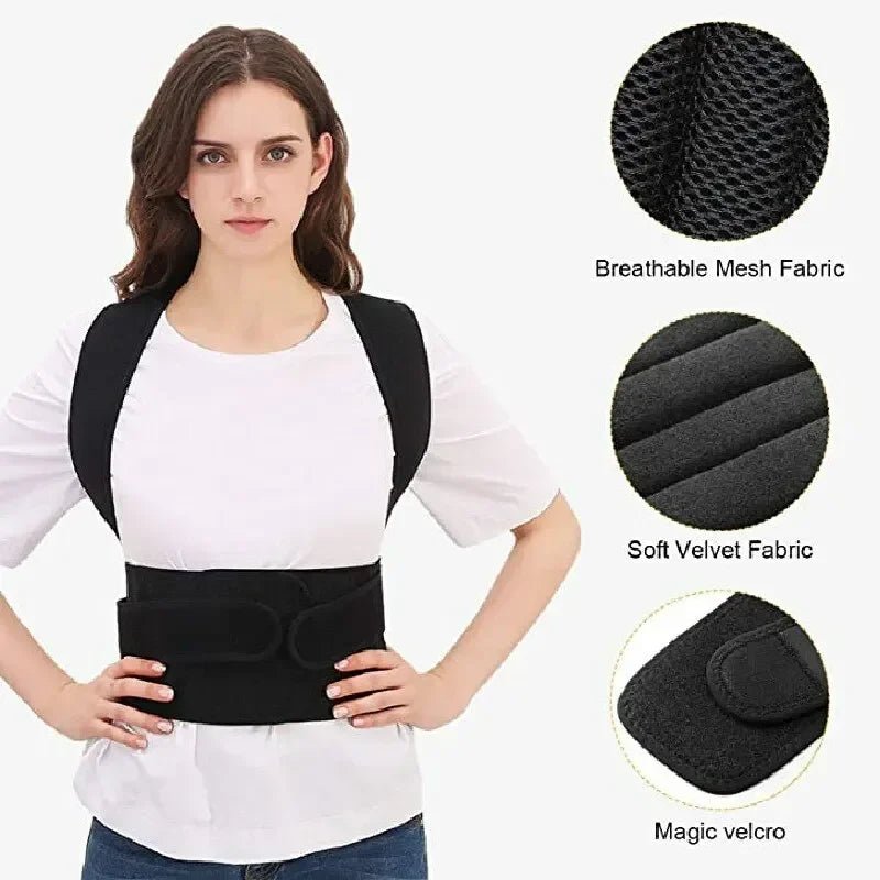 Corrector de Postura Ajustable para Niños Fubeichly